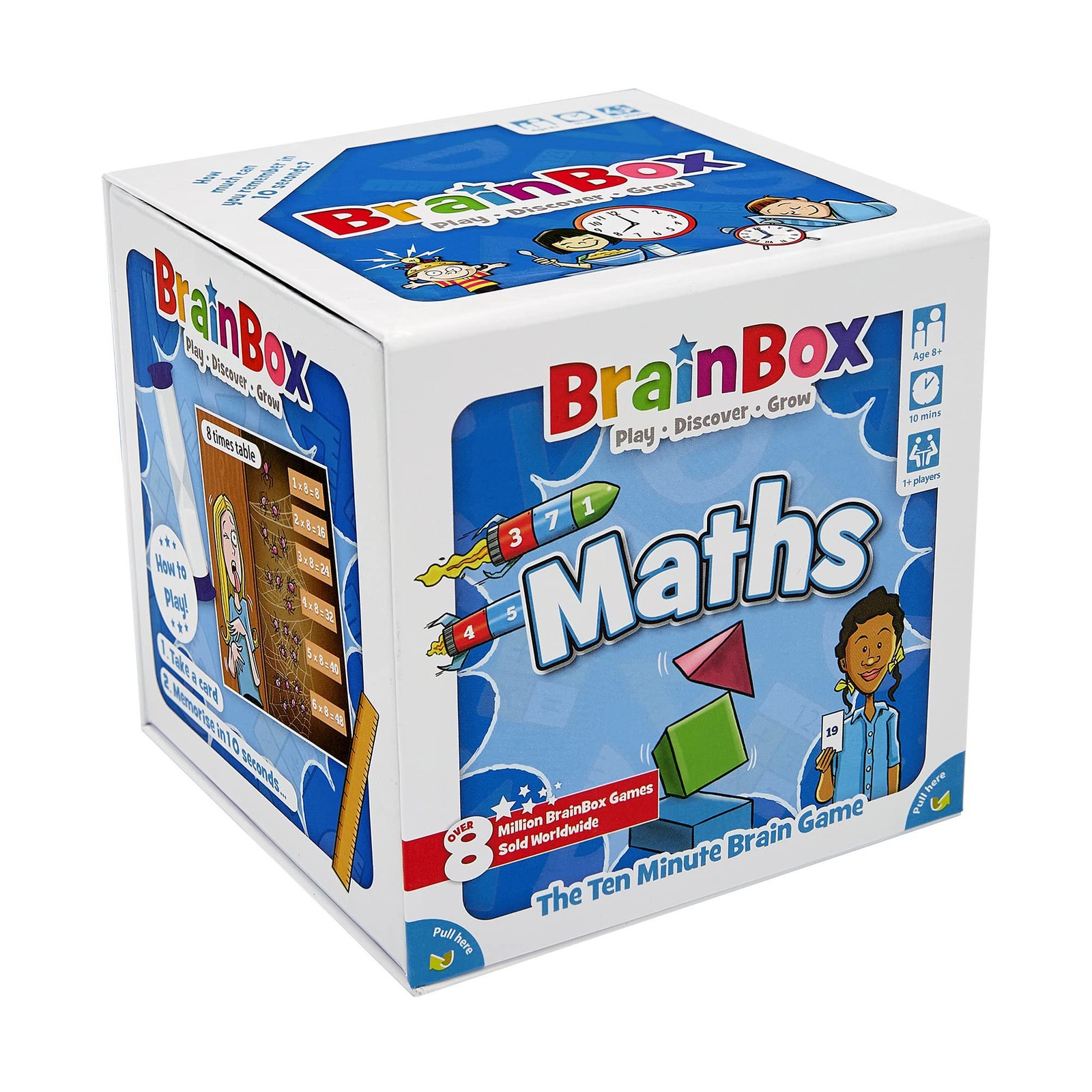 BrainBox Maths Card Game - Memory & Observation, Educational Numeracy Skills,...