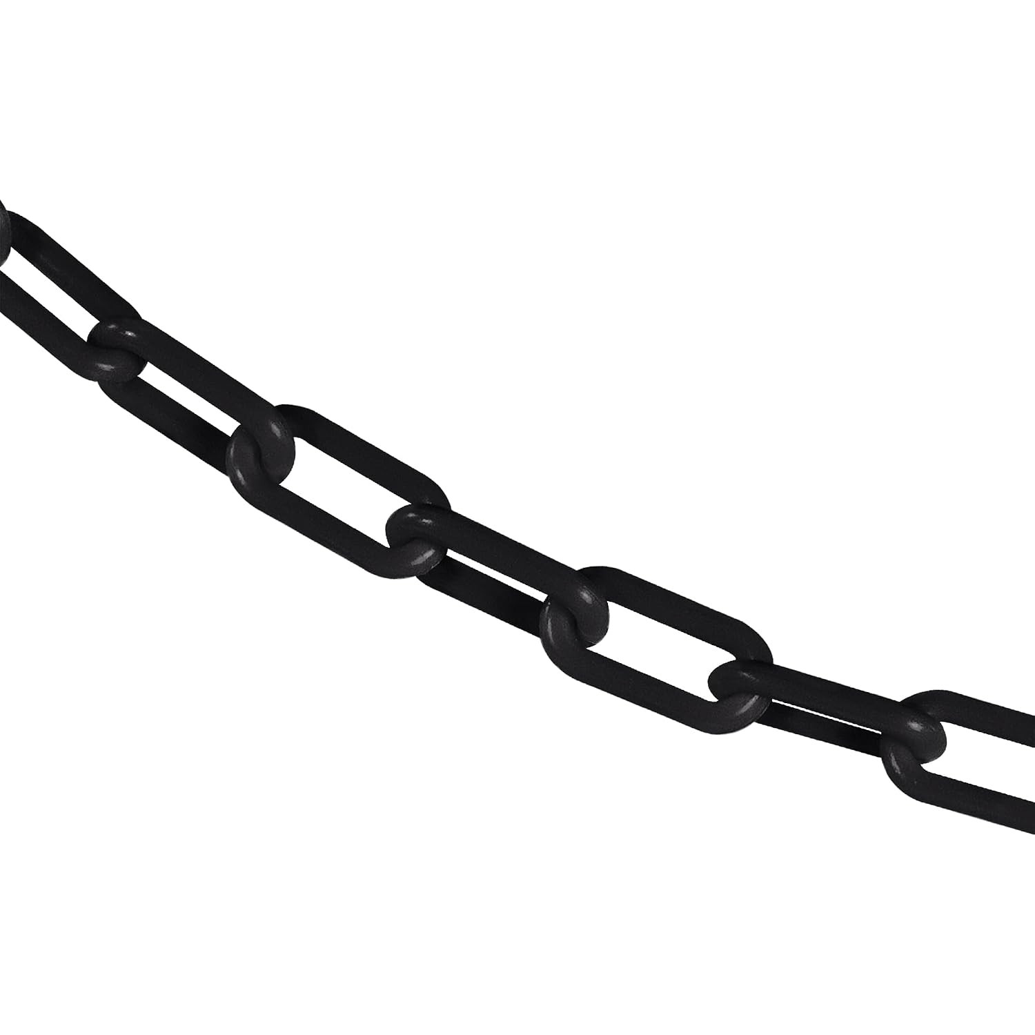 Plastic Barrier Chain, Black, 1.5-Inch Link Diameter, 25-Foot Length (30003-25)
