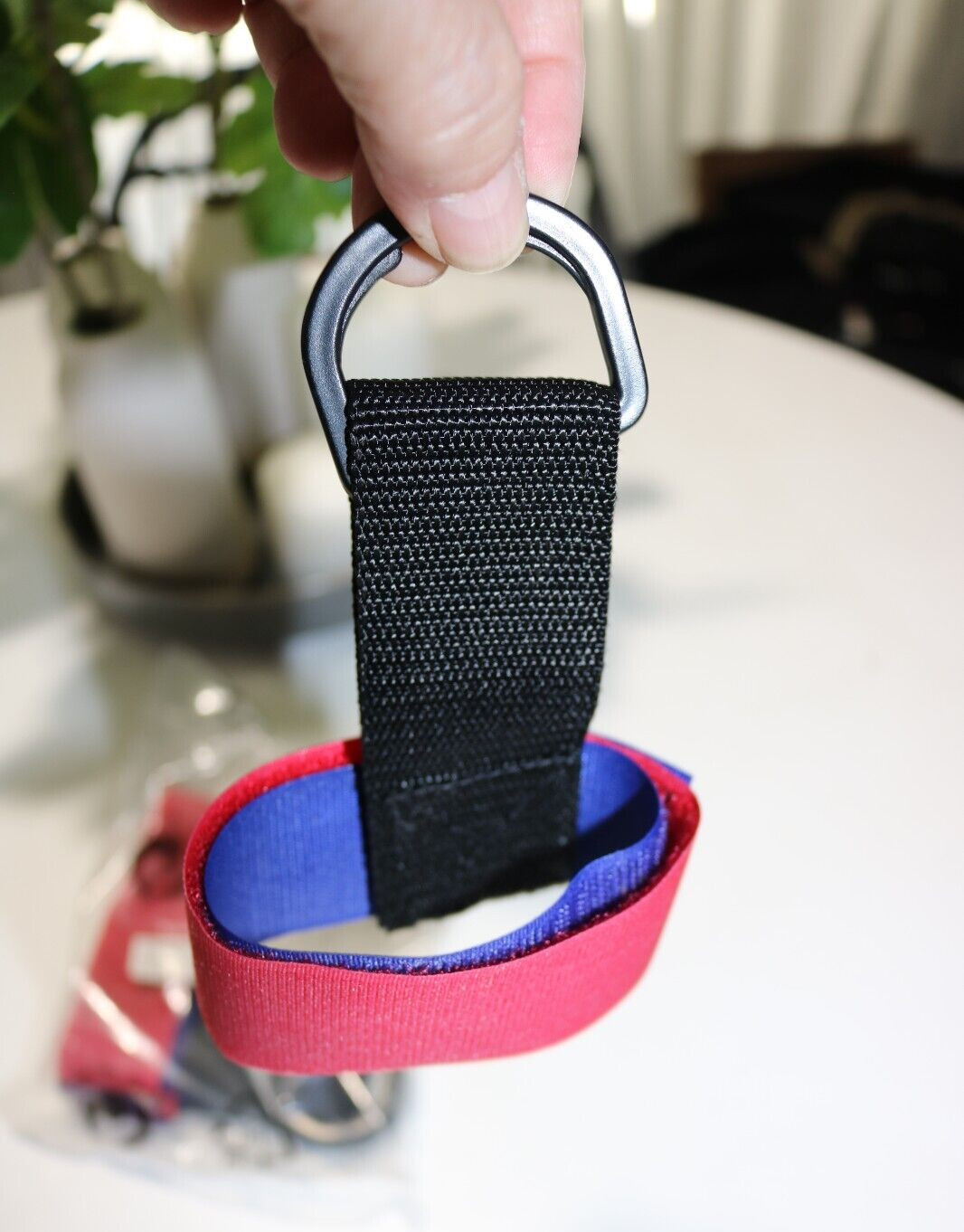 The Coil Cord Cable Keeper Organizer Straps with Hanging Ring - 3 Packs