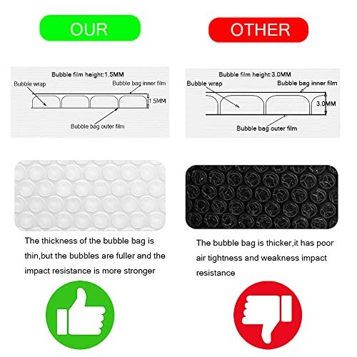 Kraft Bubble Mailers 4x8 Inch 100 Pcs,Small Self-Sealing Mail 4x8-100Pc