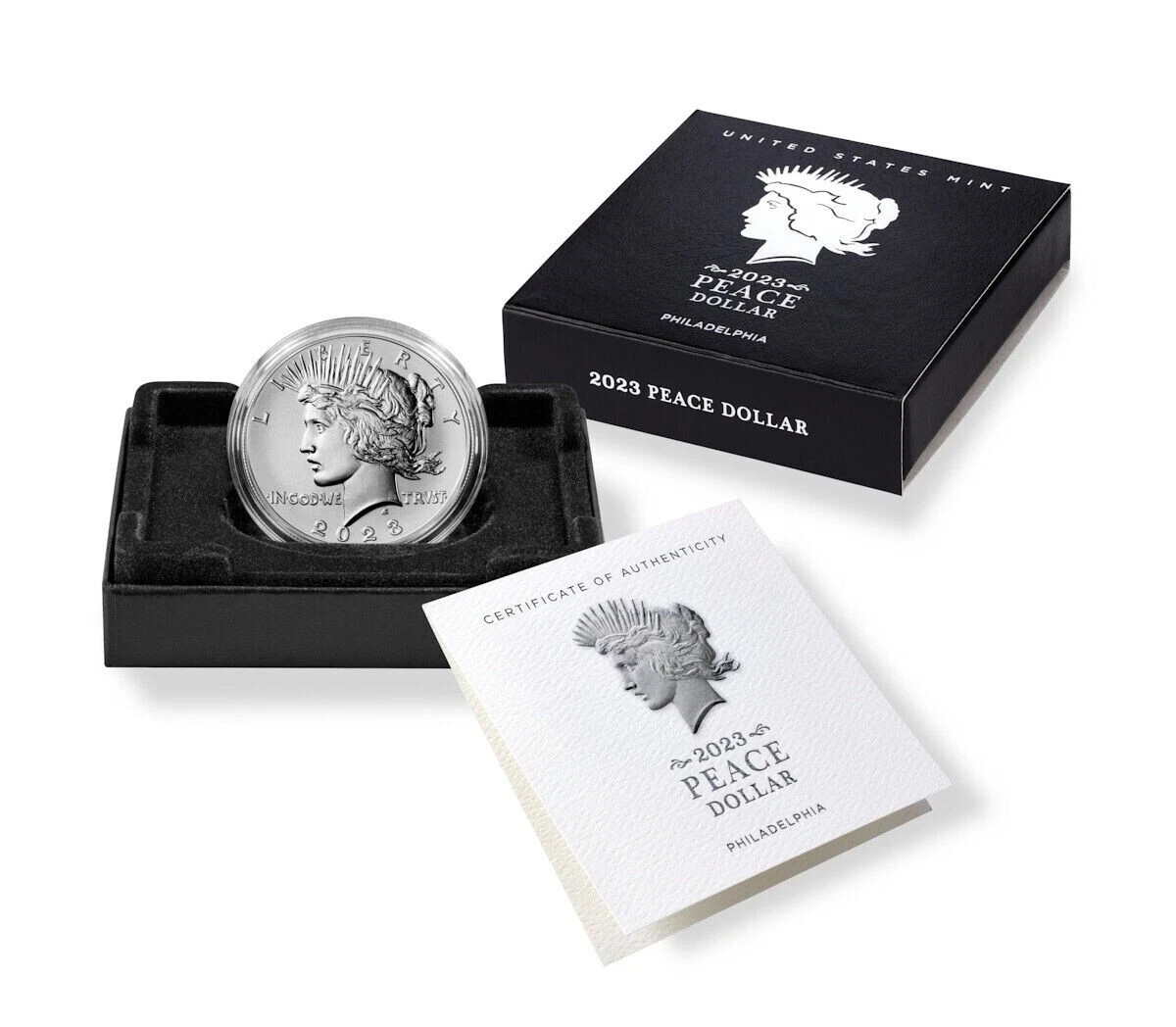 2023-(P) PEACE SILVER DOLLAR ~ BU UNCIRCULATED ~ ALL ORIG. MINT PACKAGING 23XH!