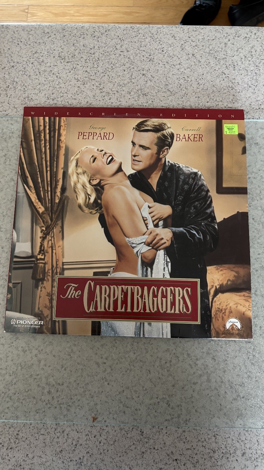 The Carpetbaggers LaserDisc 1964 Widescreen Edition MGM/UA Paramount