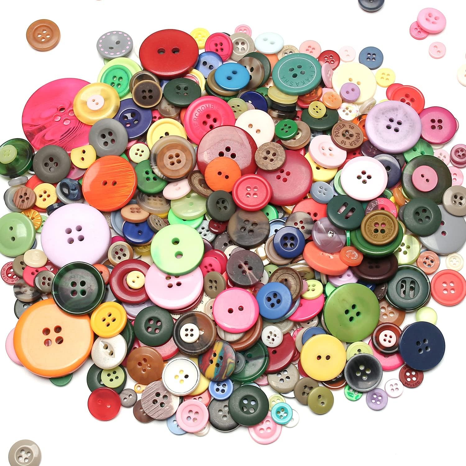 About 660 Resin 0.7 cm - 3 (0.28 inch - 1.18 inch), Multicolor 660 PCS