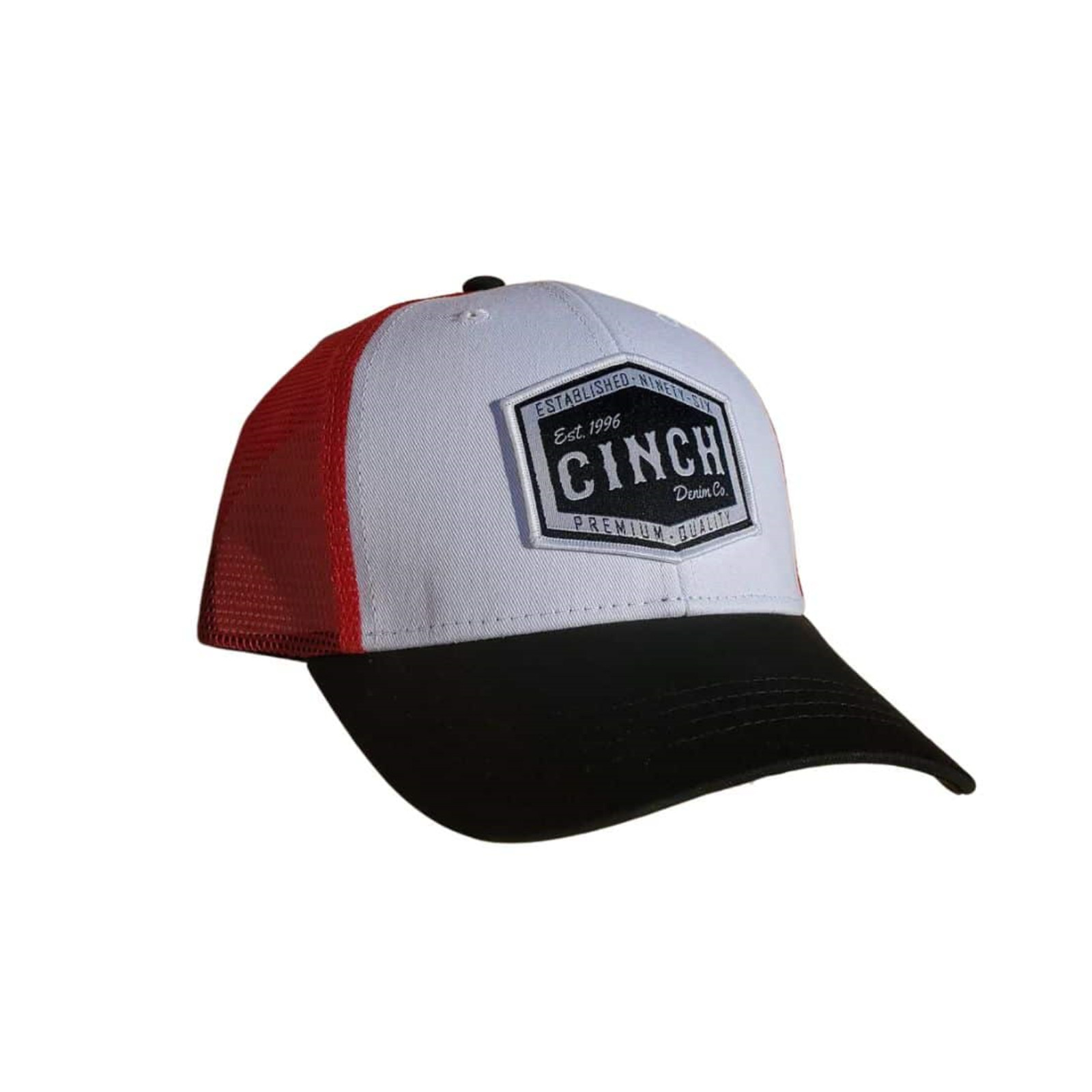 Cinch® Men's Logo Red & White Trucker Cap MCC0511021