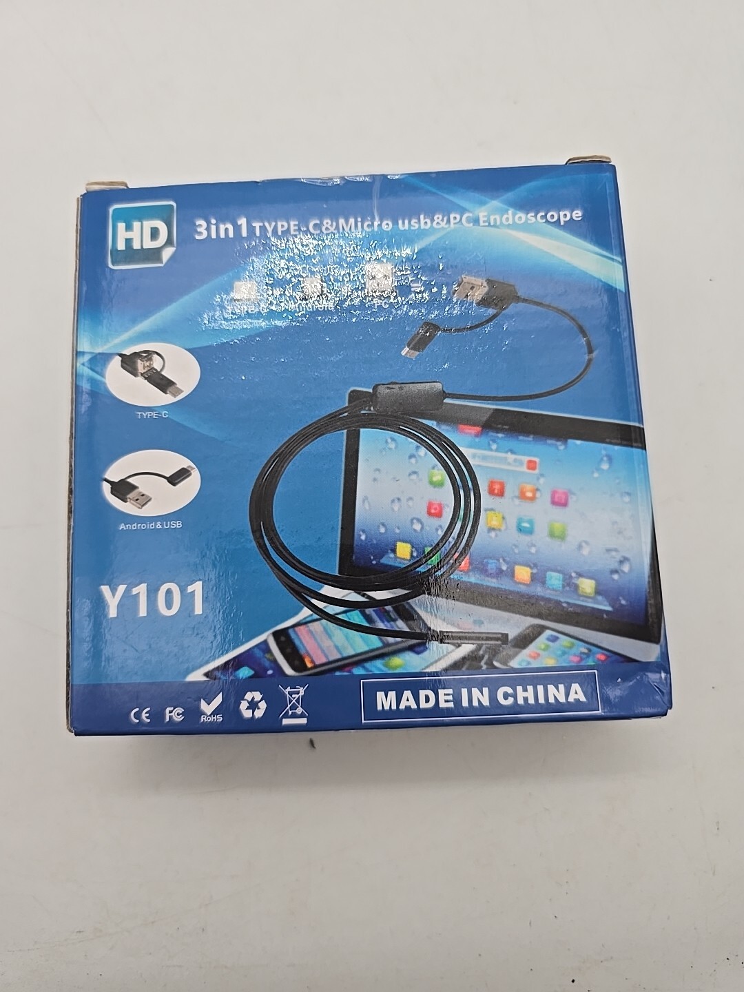 3 In 1 Type C & Micro Usb & Endoscope - Y101