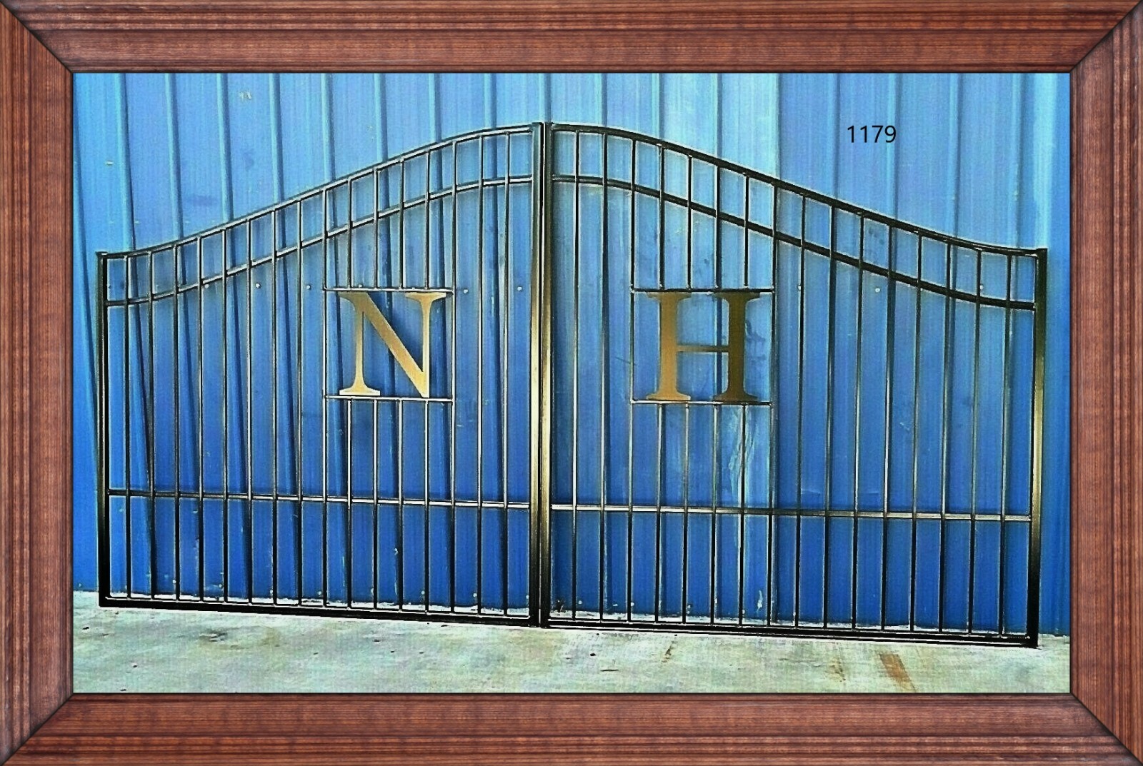 On Sale! 12’ Driveway Gate #1179 Inc Post Pkg Steel Iron Metal Home Security USA