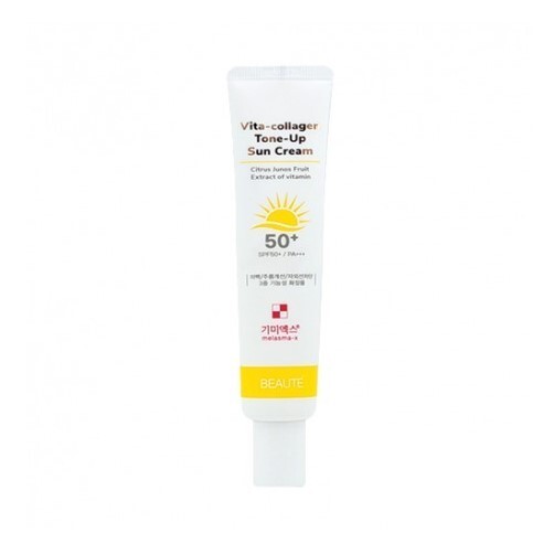 BEAUTE Melasma-X Vita-collagen Tone-Up Sun Cream 45mL (SPF50+ PA+++)