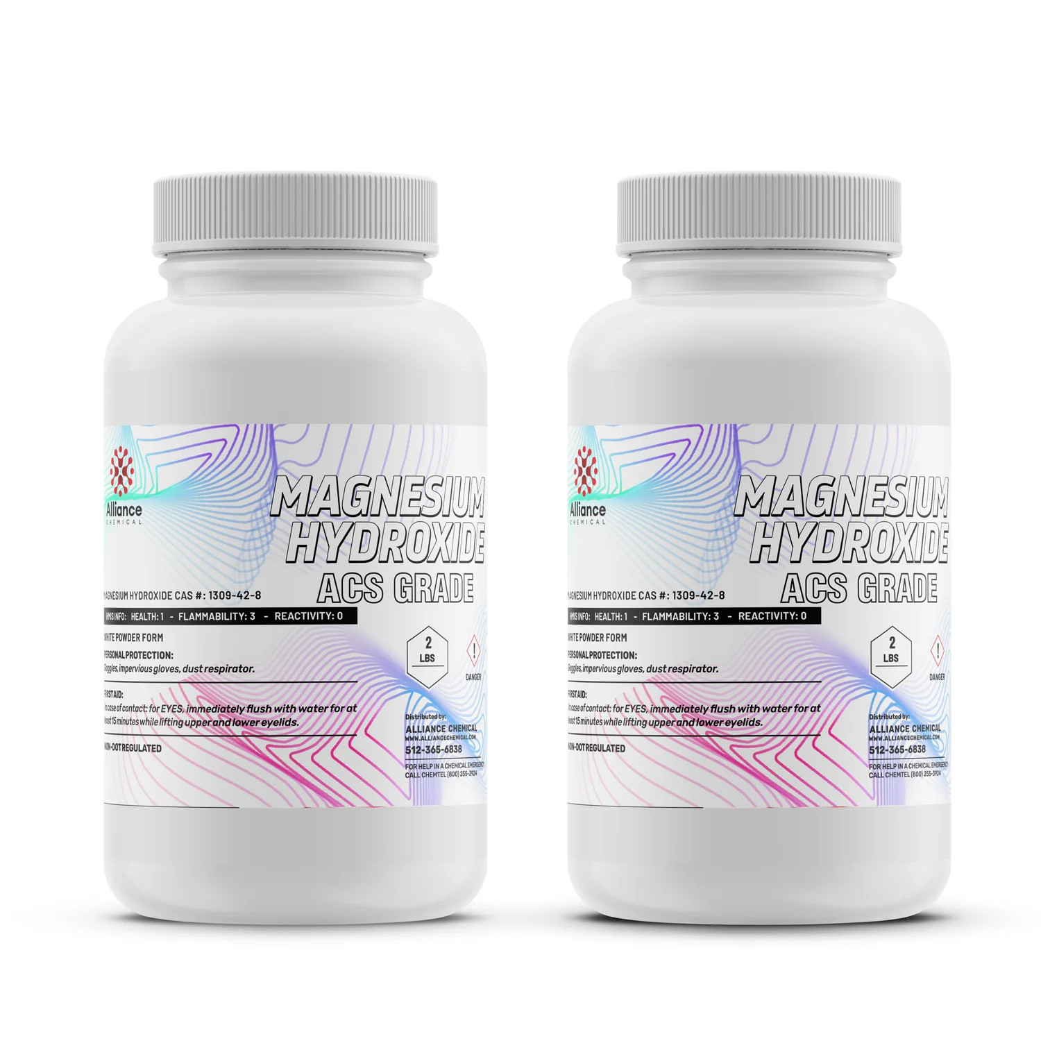 Magnesium Hydroxide ACS - 2 Pack (4 lbs.)