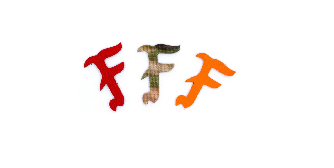 🏴(3-Pack) Dodgers 'F' FOG patch (Forward Observations Group, Supdef, GWA, BCS