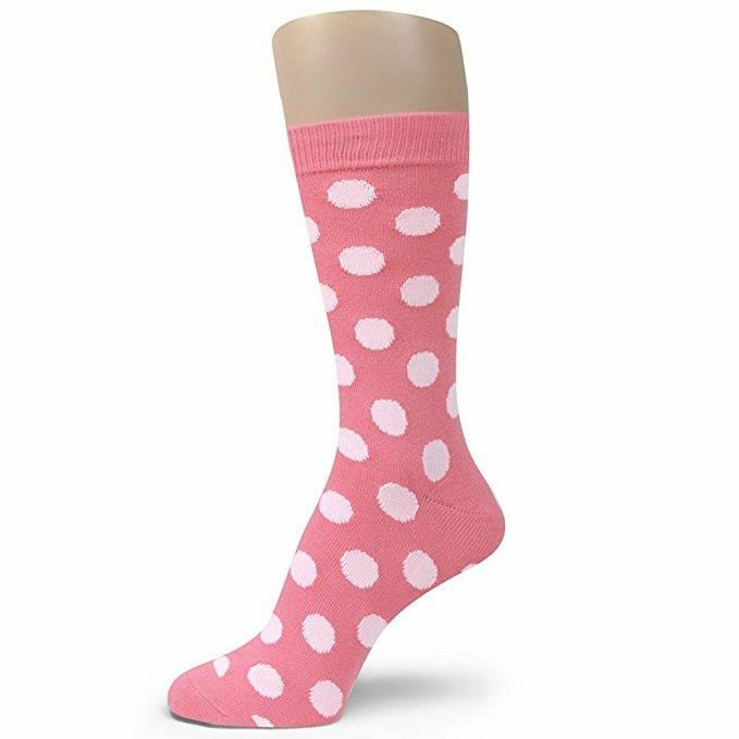 Spotlight Hosiery shades of PINK Men Groomsmen dress Socks (Hot Pink, Light Pink