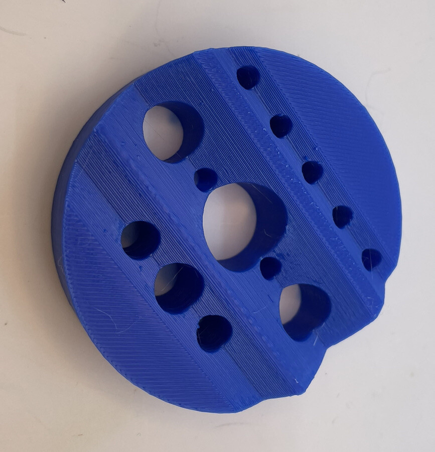 Gunsmith & Machinist Bench Pin Block Tool 223 556 1911 M&P Glock USA BLUE!