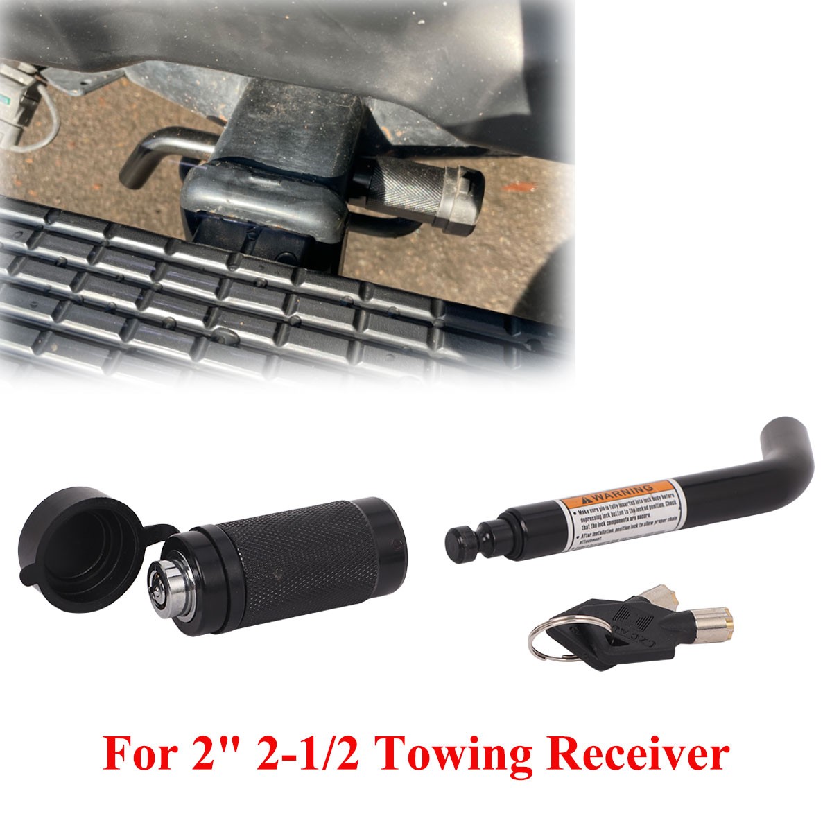 Bent Hitch Pin Lock 5/8" Truck Trailer for Class III IV 2" 2-1/2 Towing Receiver