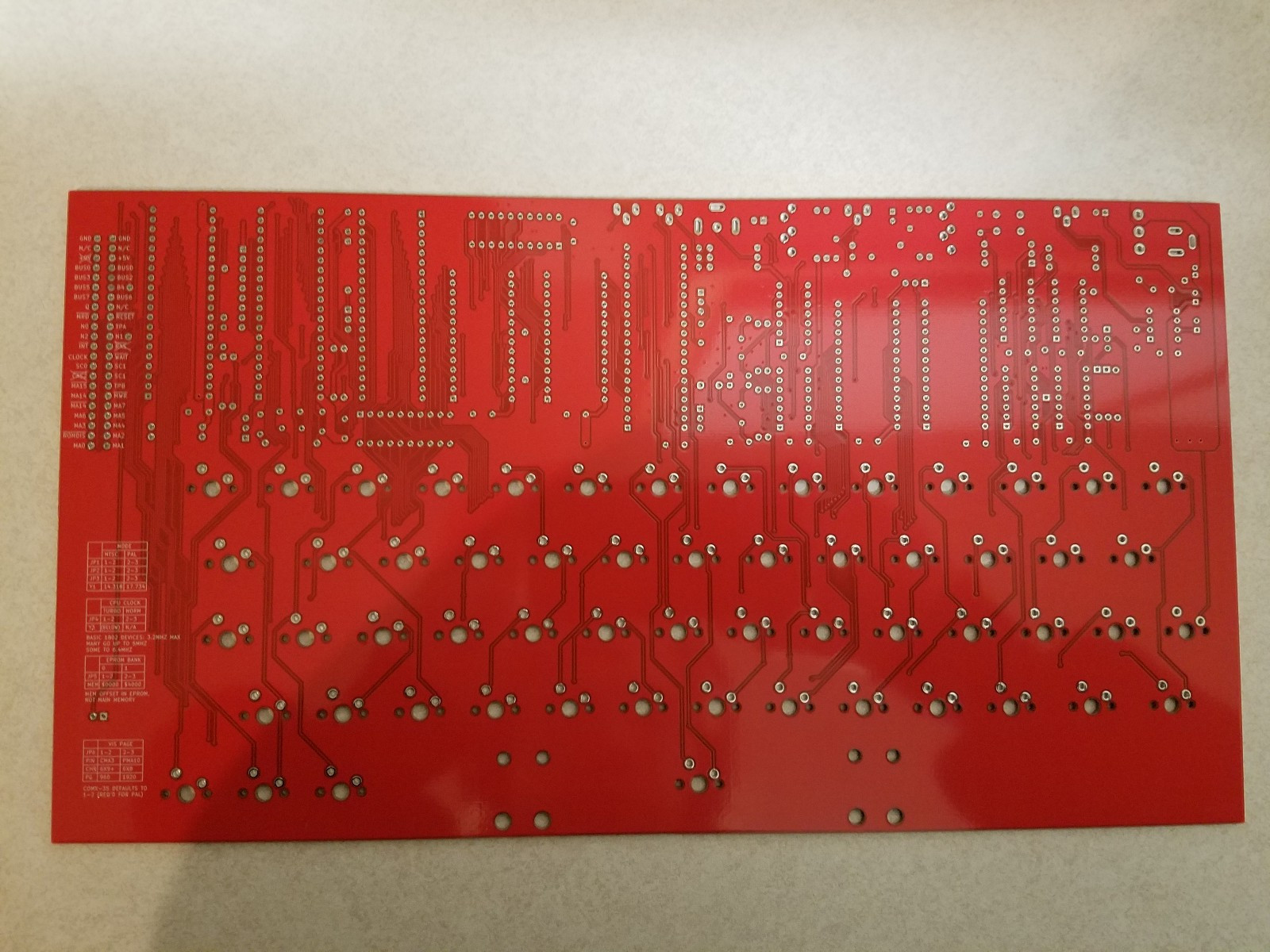 COMIX-35, COMX-35 Home Computer Clone, Cosmetic Damage, Read Desc., PCB ONLY