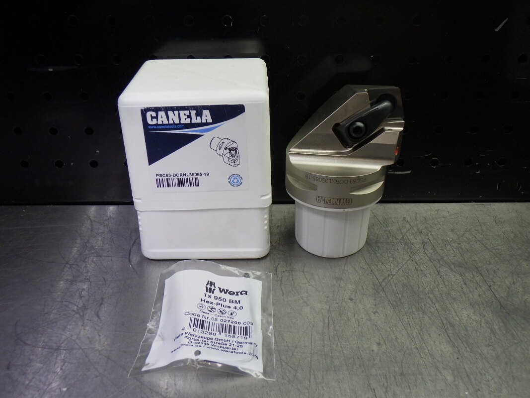 Canela Capto C6 / PSC63 Coolant Thru Turning Head PSC63-DCRNL35065-19 (LOC3457)