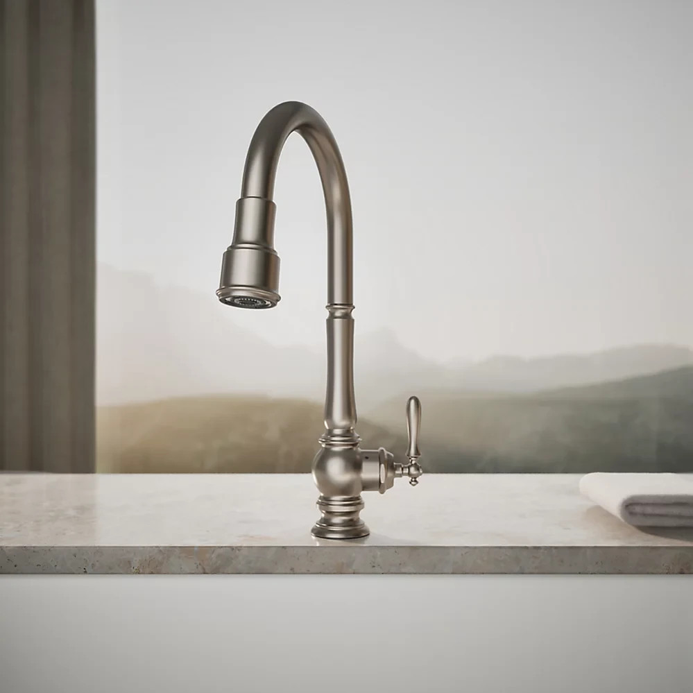KOHLER Artifacts K-29709-VS Touchless Pull-Down Faucet 3-Spray Stainless