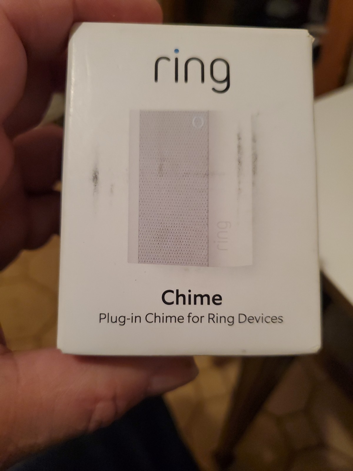 Ring Chime Plug in Chime for Ring Devices White