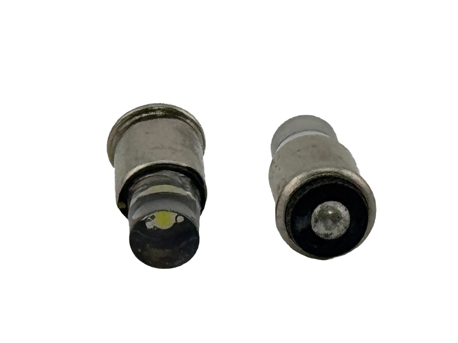 Rebaydo 2pcs T1 3/4 Midget Flanged Base Flat Top LED Bulb 6 to 32 Volts DC