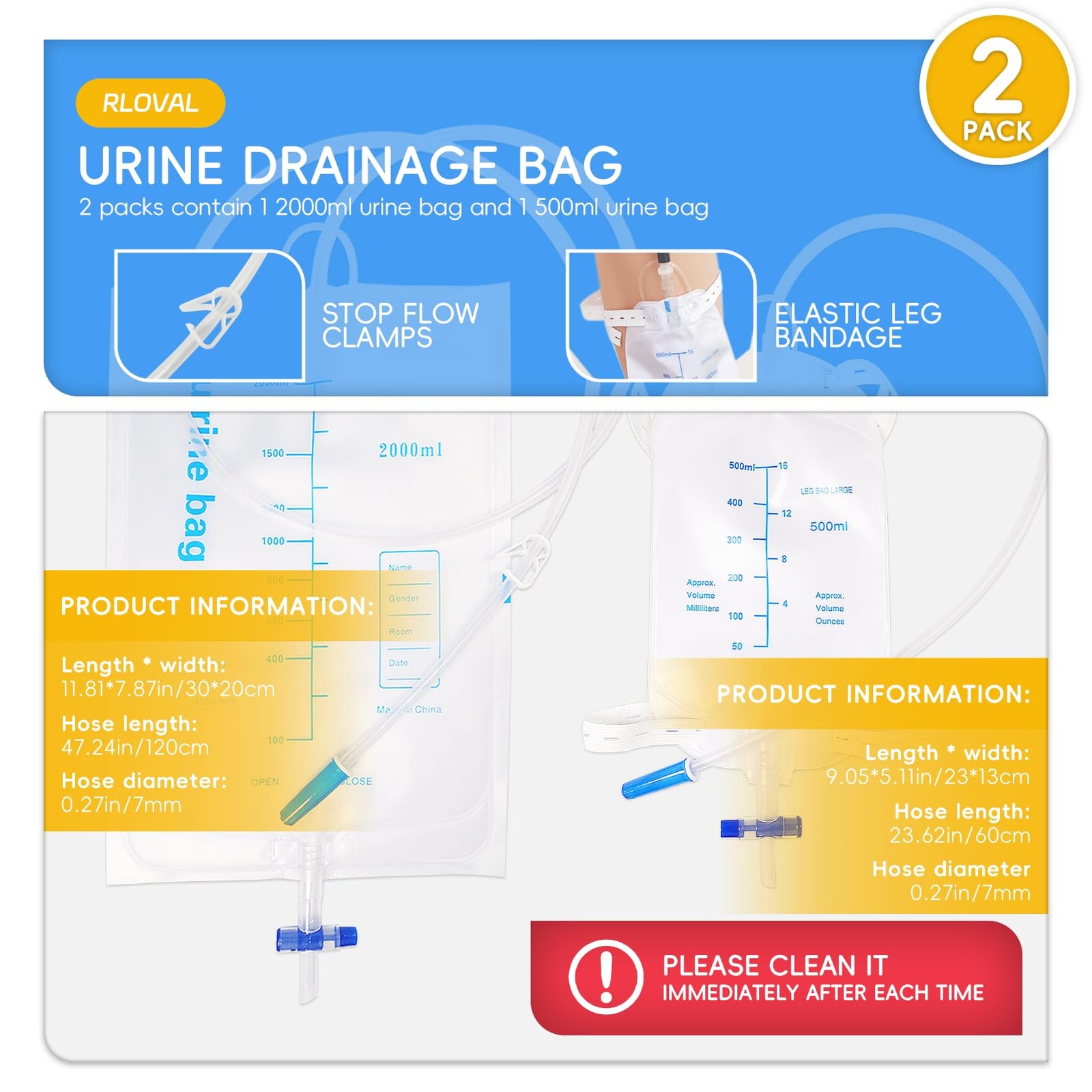 External Catheter for Men, 10pcs Condom Catheters External self Sealing Tape ...