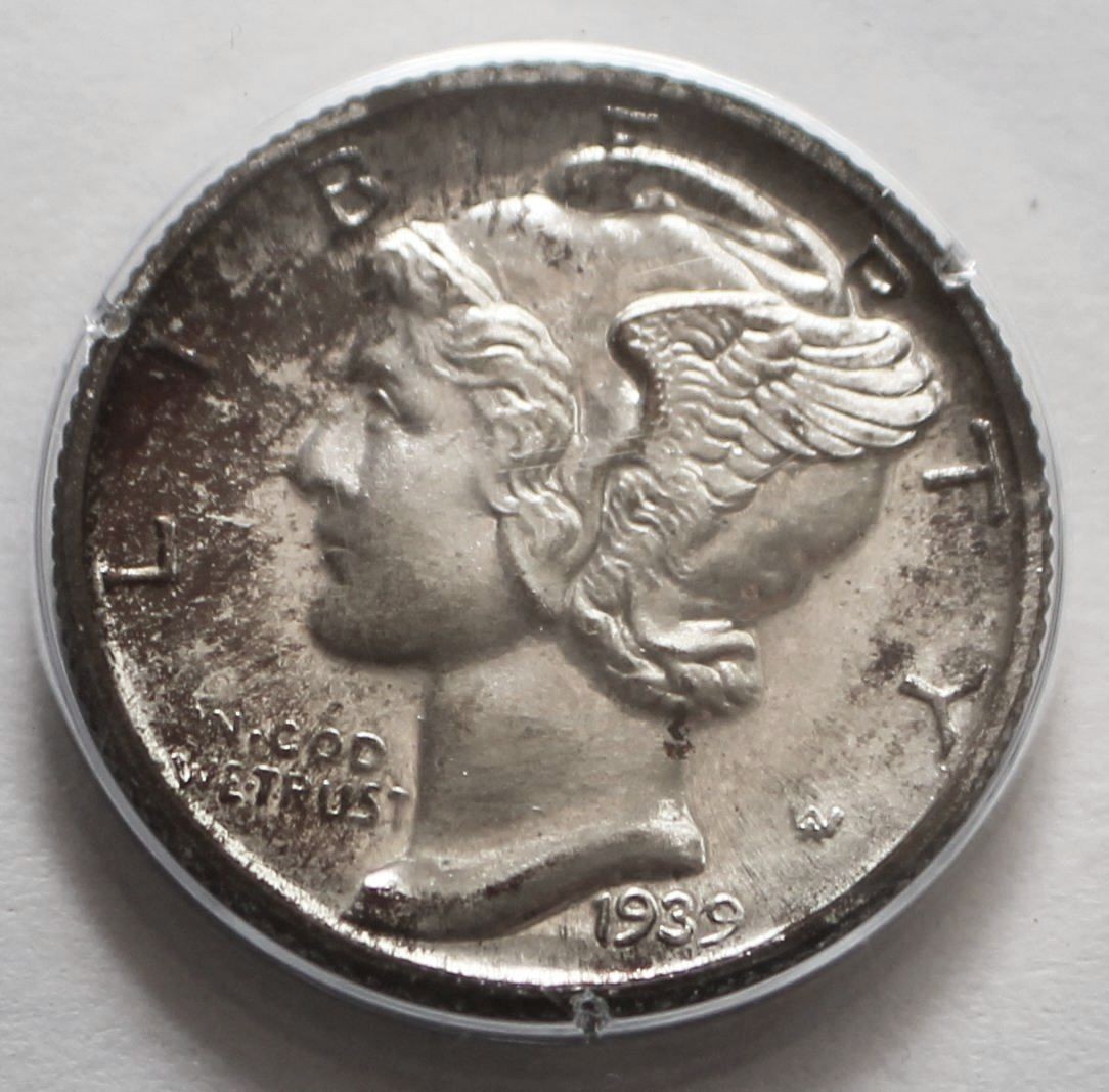 1939 Proof Mercury Silver Dime 10C - PCGS PR66