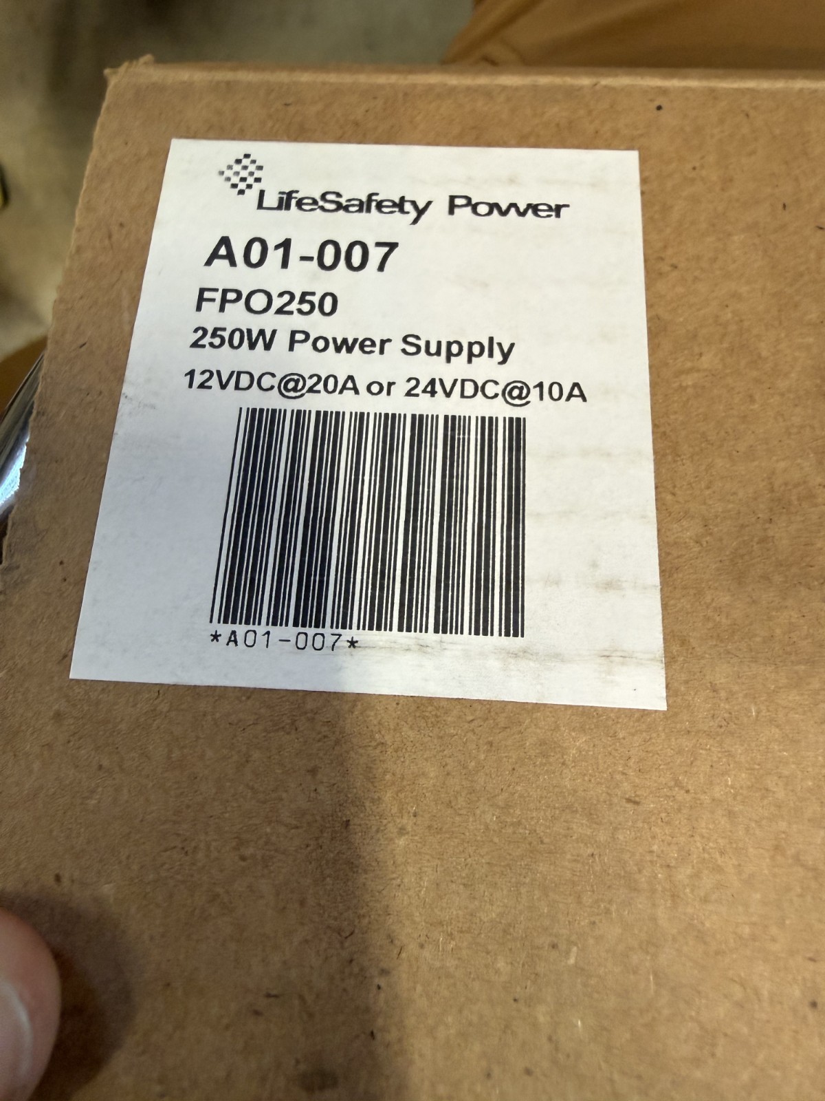 LifeSafety Power A01-007/FPO250 250W Power Supply