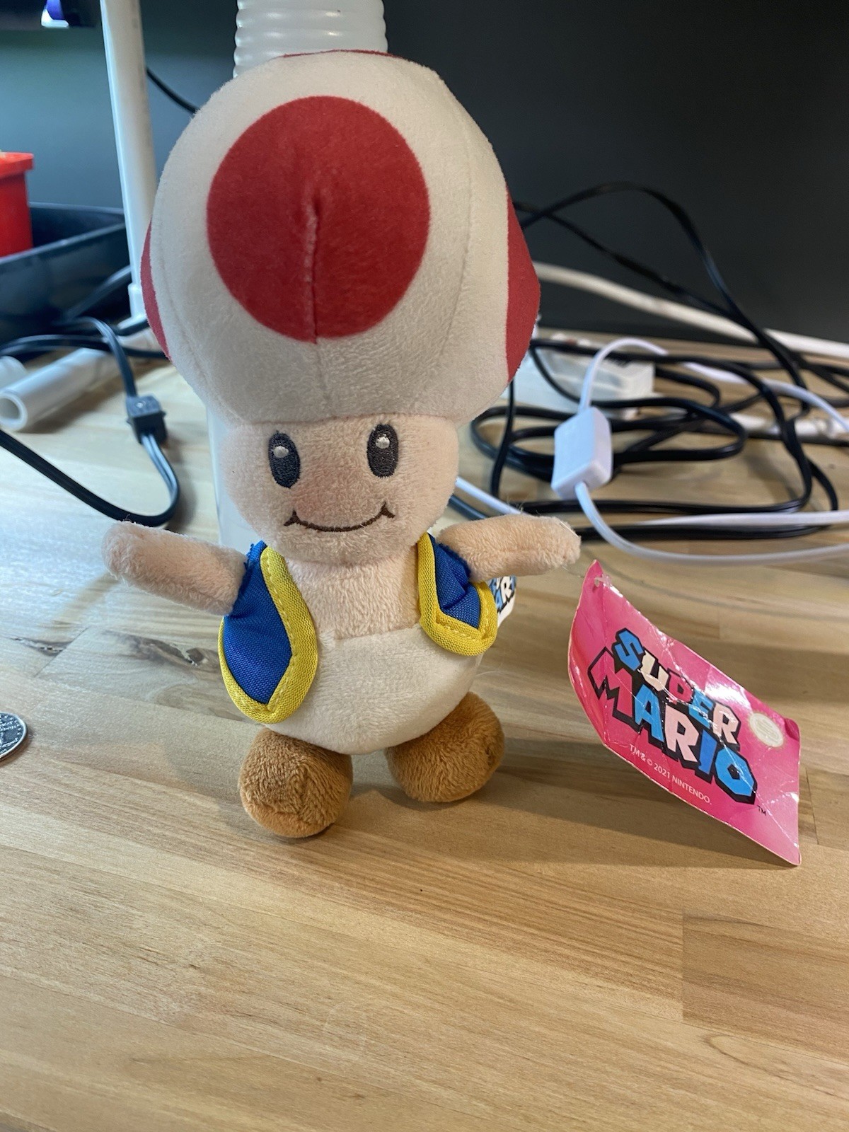 Nintendo Super Mario Toad Plush Doll With Tag 2021 MPN 21421