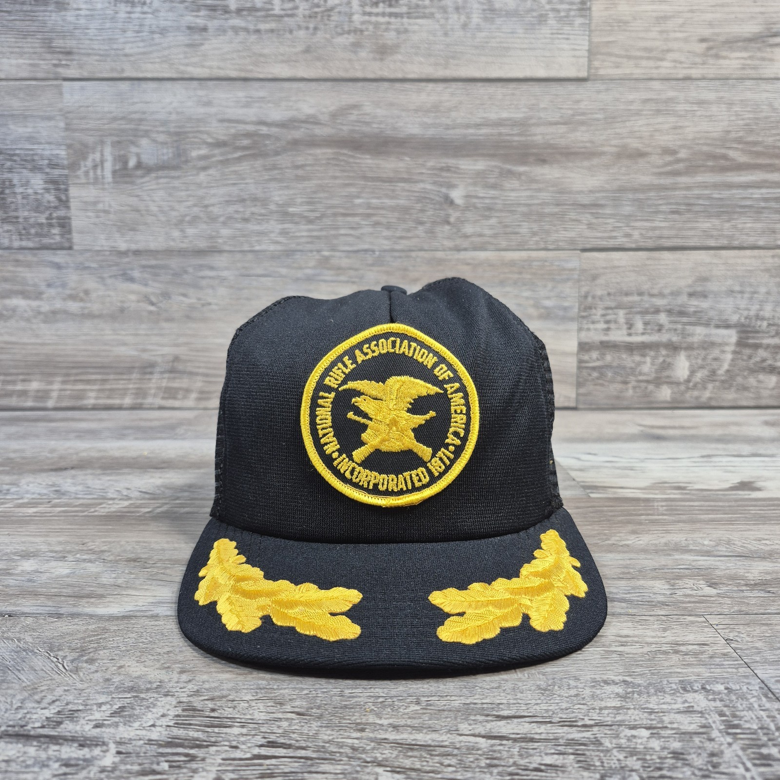 National Rifle Association Of America Hat Cap Adult Snapback Trucker Meshback