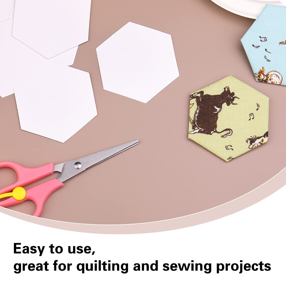 Hexagon Paper Piecing Templates 200 Count 1.5 Inch Quilting Templates