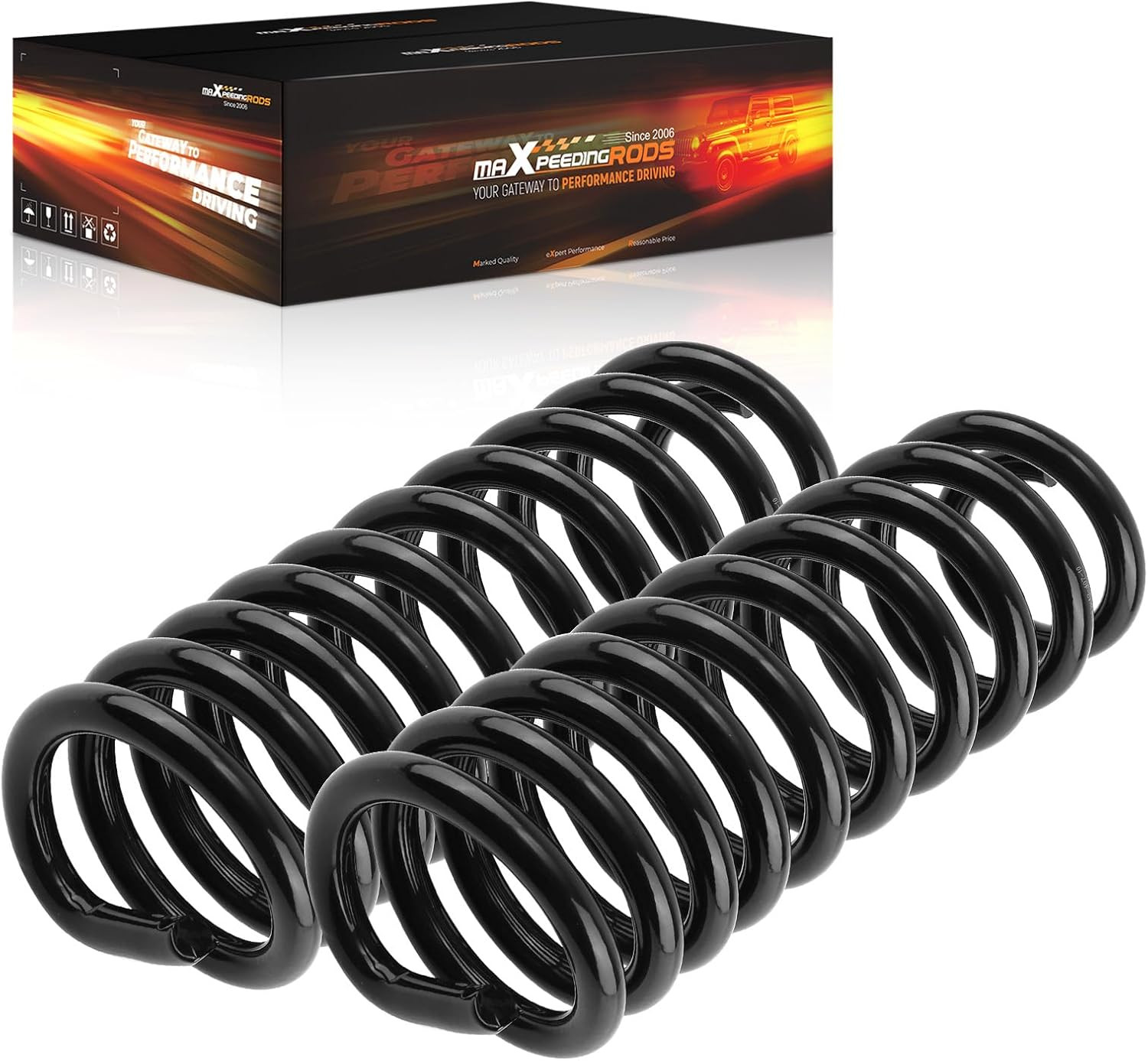 CC820 Front Coil Springs Set of 2 for Ford F-150 F-250 Bronco 1980-1996
