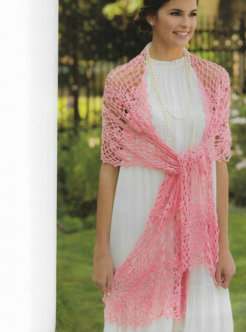 I DO SHAWL WRAP WOMEN'S CROCHET PATTERN INSTRUCTIONS
