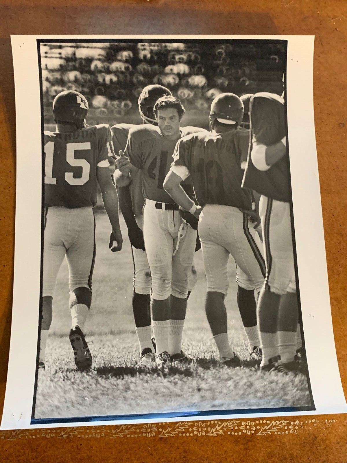 1972 Kansas City Chiefs Football Team Issue Photo Kerry Reardon Iowa Hawkeyes