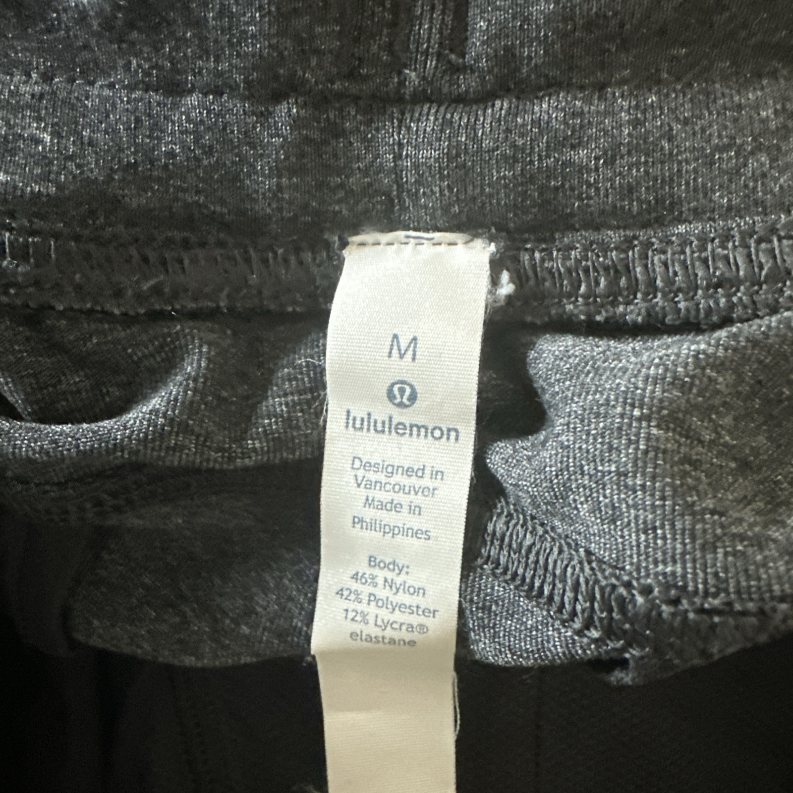 LULULEMON Mens Heathered Dark Gray Discipline Pants Sweatpants Medium
