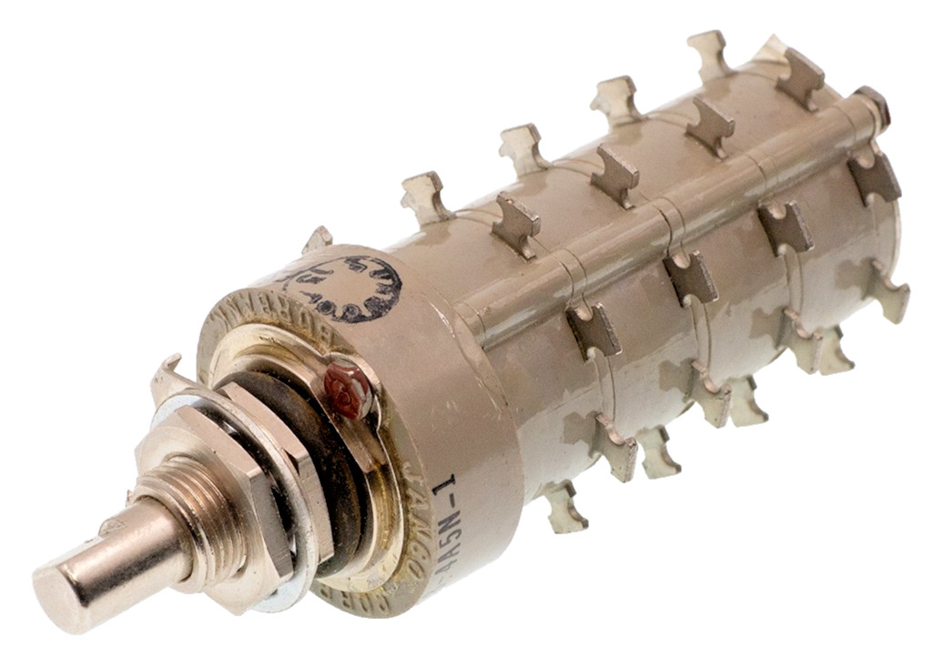 JANCO 19-1918-4A5N-1, 4 POLE 5 POSITION ENCLOSED ROTARY SWITCH, NOS