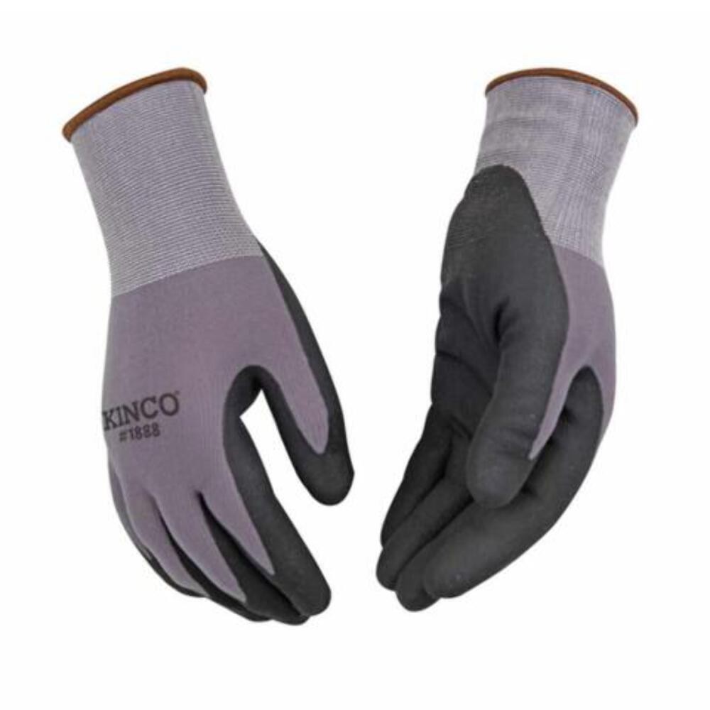 Kinco Gloves 1888 - Nylon-Spandex Knit Shell & CoolCoat™ Micro-Foam Nitrile Palm
