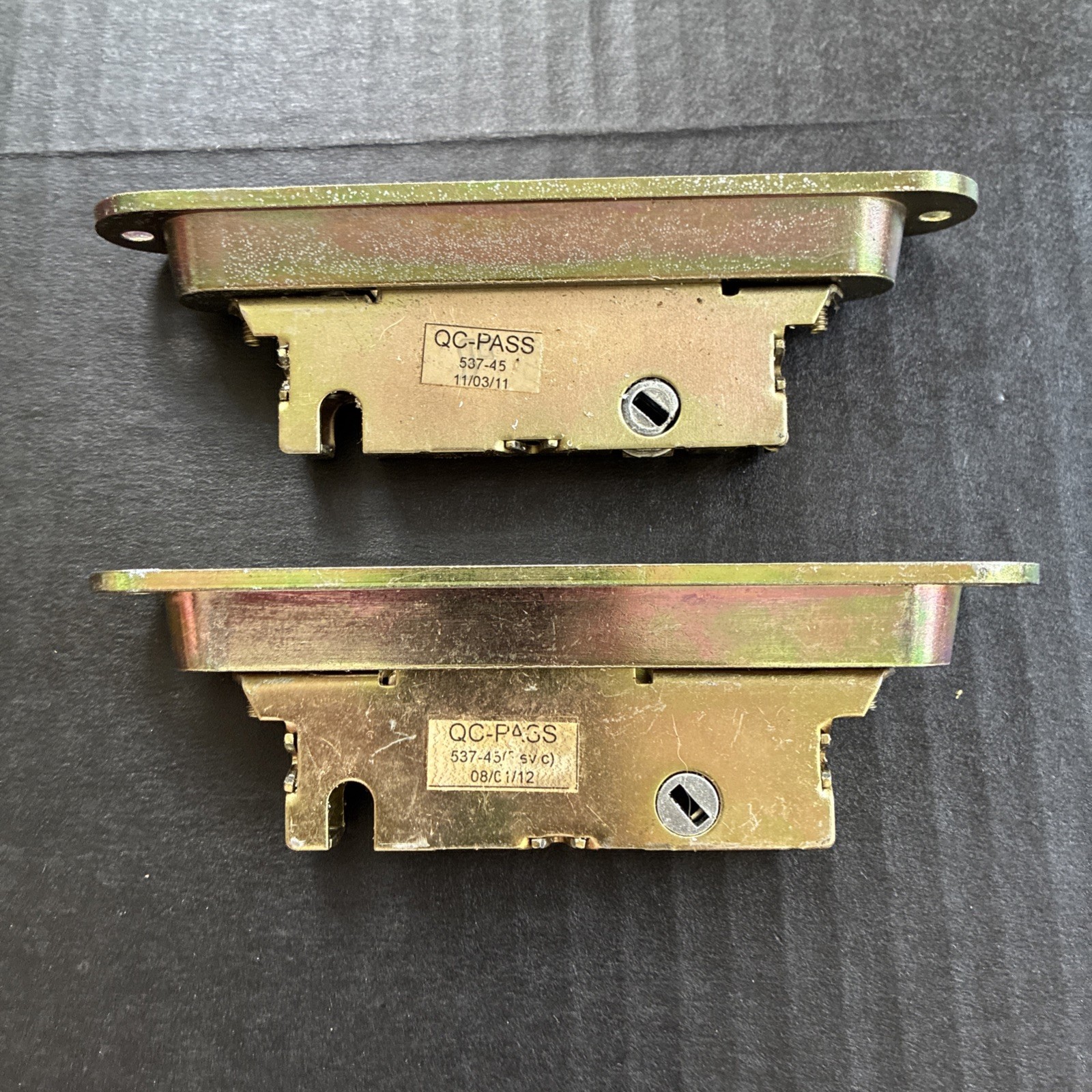2 Sliding Patio Door Mortise Locks 5.75" long QC-PASS