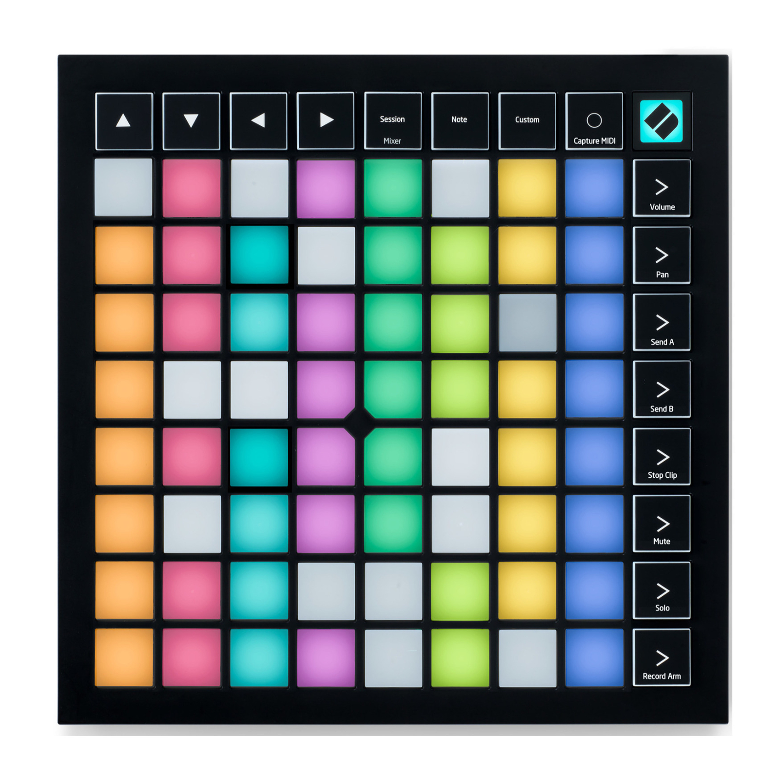 Novation Launchpad X Grid Controller for Ableton Live w/ Knox 3.0 4 Port USB HUB