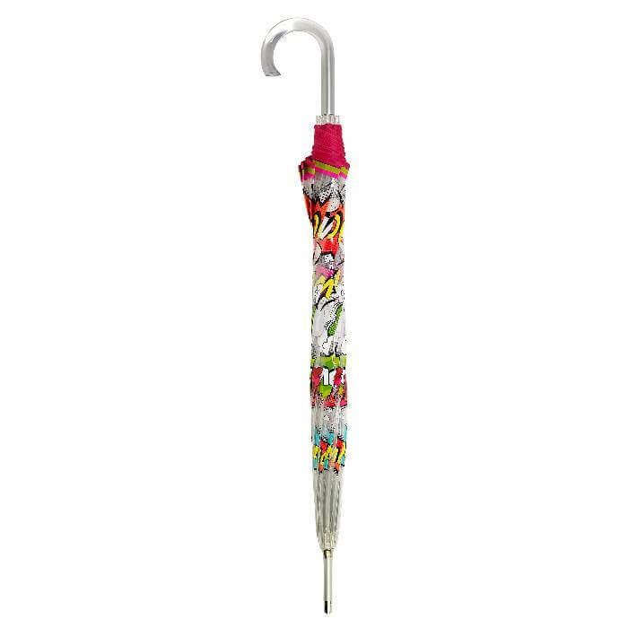 Galleria Enterprises Comic Book Clear Bubble Stick Umbrella