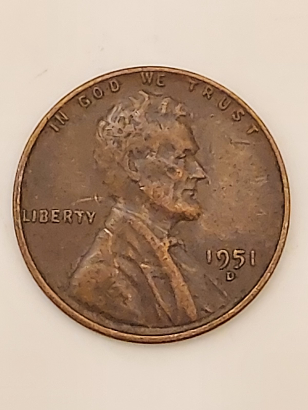 1951 D Lincoln Wheat Cents - 1 Roll - Average Circulation