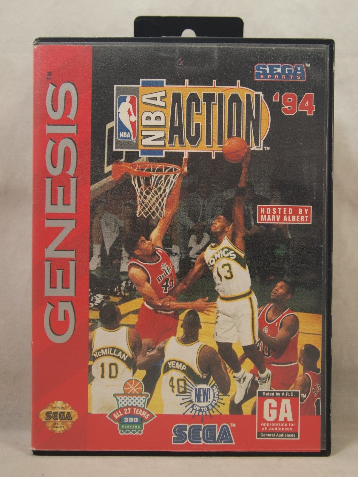 NBA Action '94 Case (SEGA Genesis) Authentic BOX ONLY