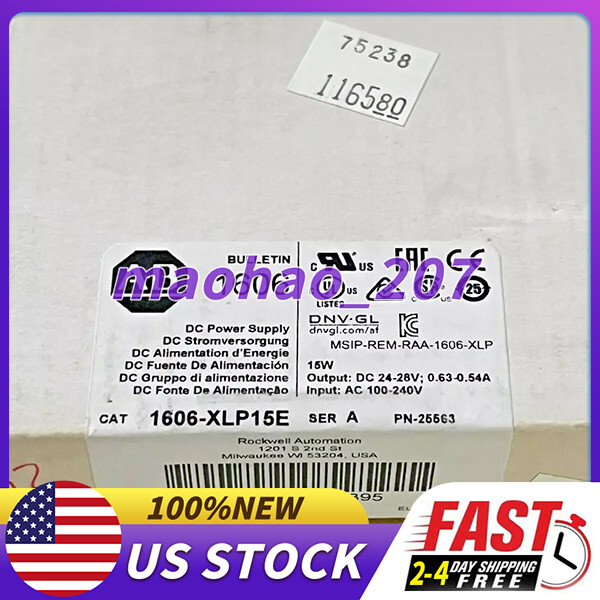 AB 1606-XLP15E New Sealed Allen Bradley  Free Shipping 1606XLP15E