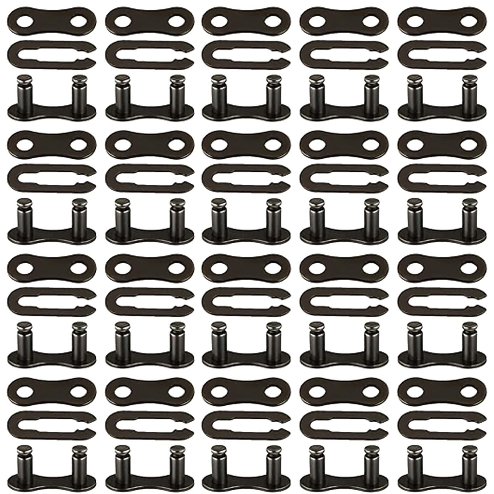 20 Pack Bike Chain Master Links Removable Quick Split Links