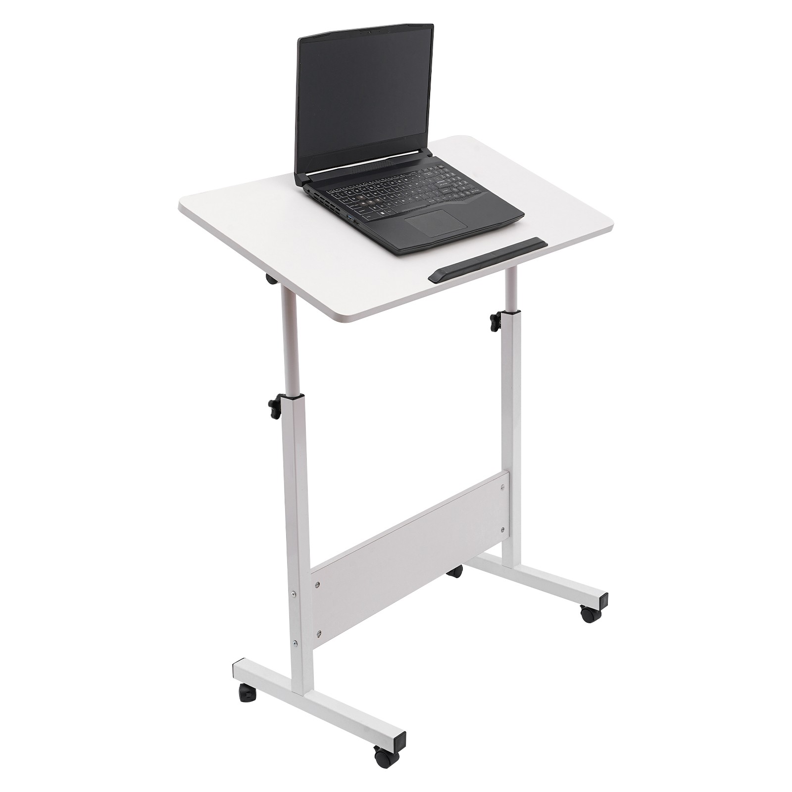 Adjustable Height Standing Desk Moveable Laptop Desk Write Table Computer Stand
