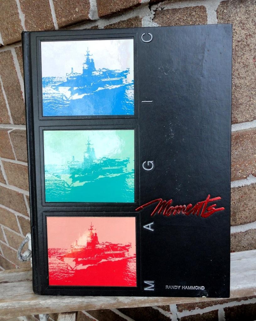 USS Midway (CV-41) Magic Moments CRUISE BOOK Jostens ~1989-1990~
