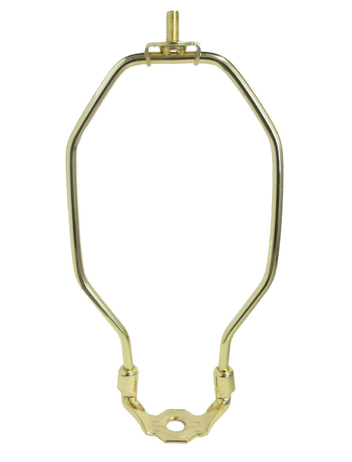 LAMP SHADE HARP : BRASS  or  NICKEL  7", 8", 9"