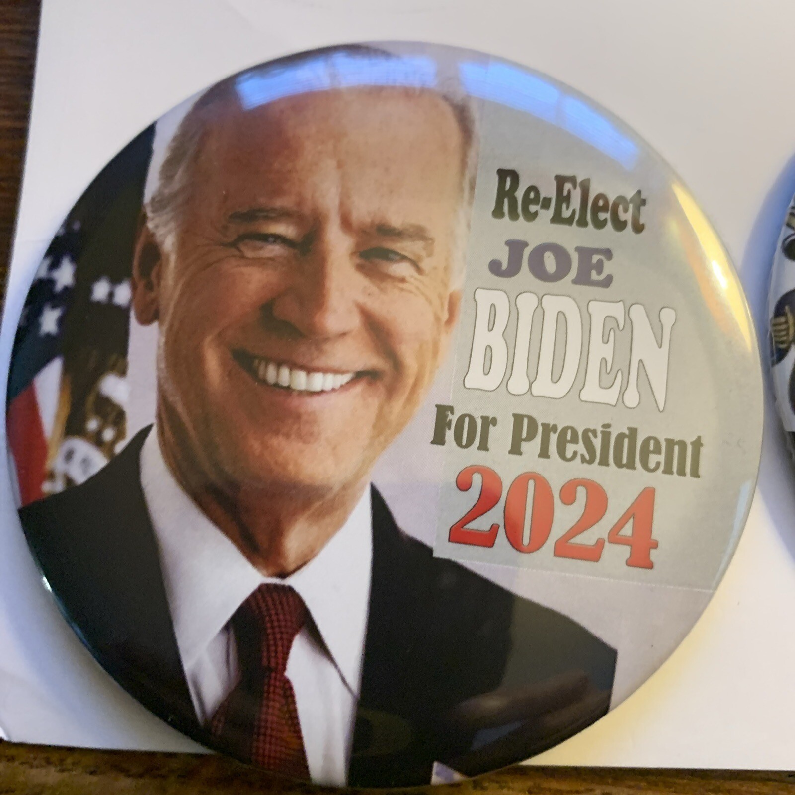 2024 Joe Biden 3 Inch Campaign Pinback Button