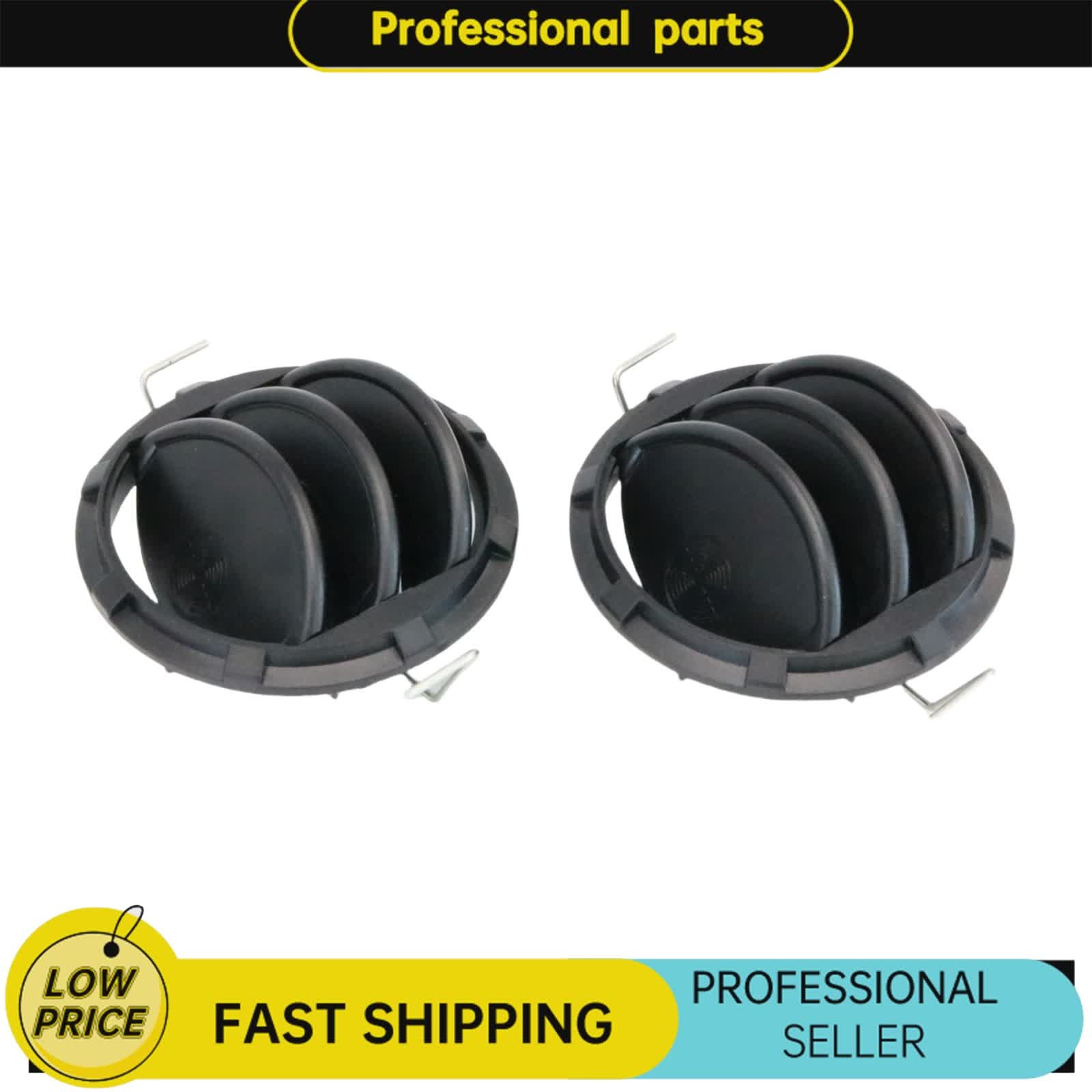 2X Round Air Vent Louver Grille Fit Caterpillar TRACK-TYPE TRACTOR D7G D6G2 LGP