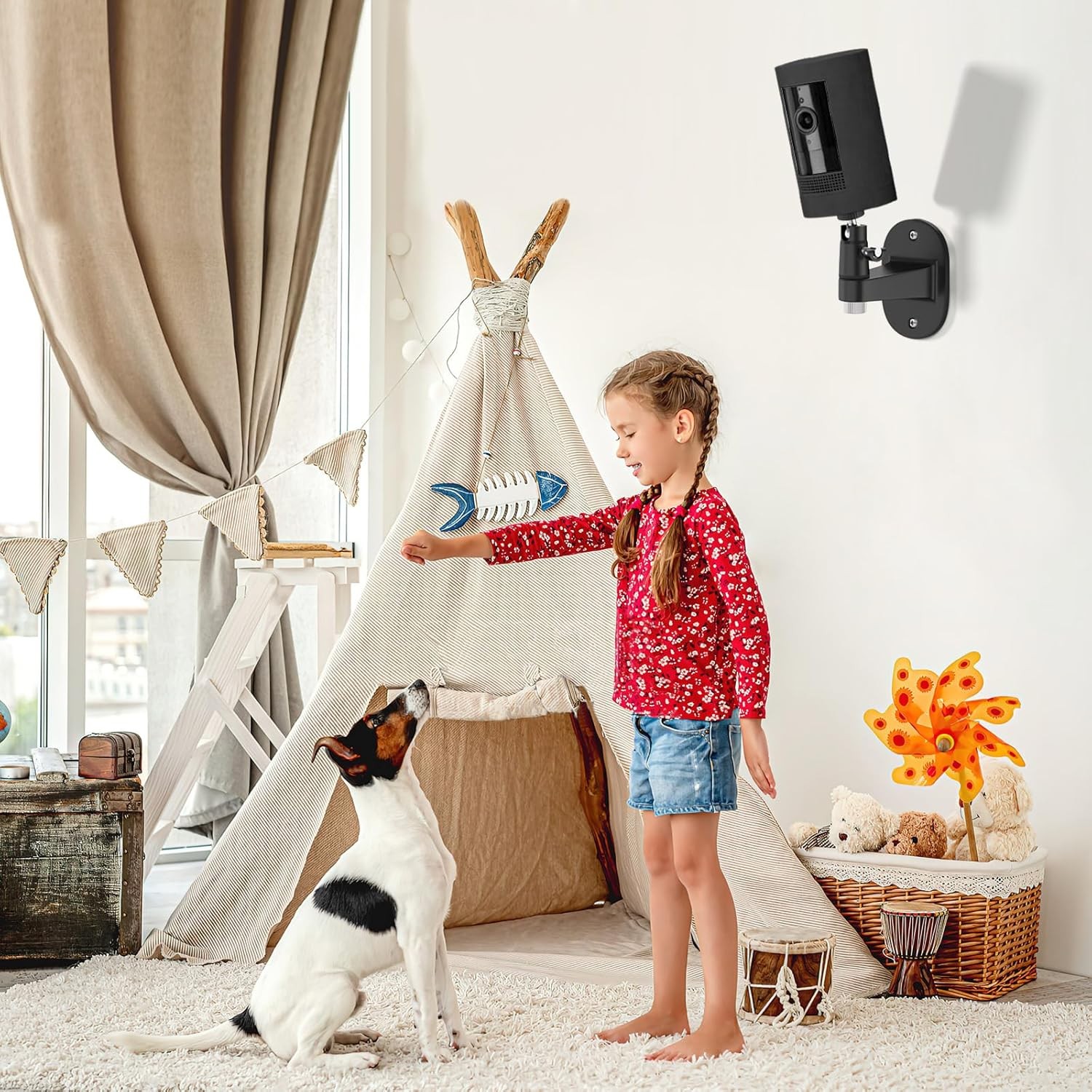 2Pack Ring Camera Wall Mount for Ring Stick up Cam & Ring Outdoor Cam Plus, 360