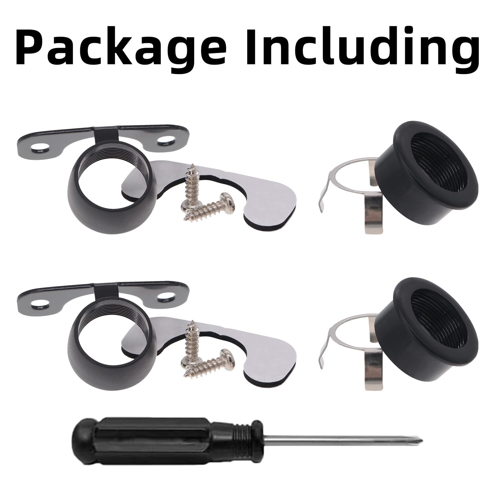 iSaddle Round Car Rear Camera Mounting Bracket Kit - Vehicle Backup Camera Bu...