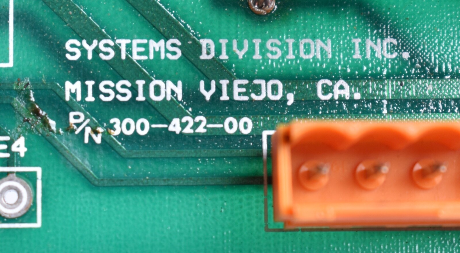 SDI Systems Division Inc Cleaning Machine Control Board 300-422-00