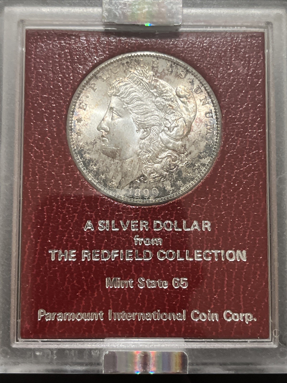 1890-S $1-Redfield Collection Morgan Dollar NGC MS65