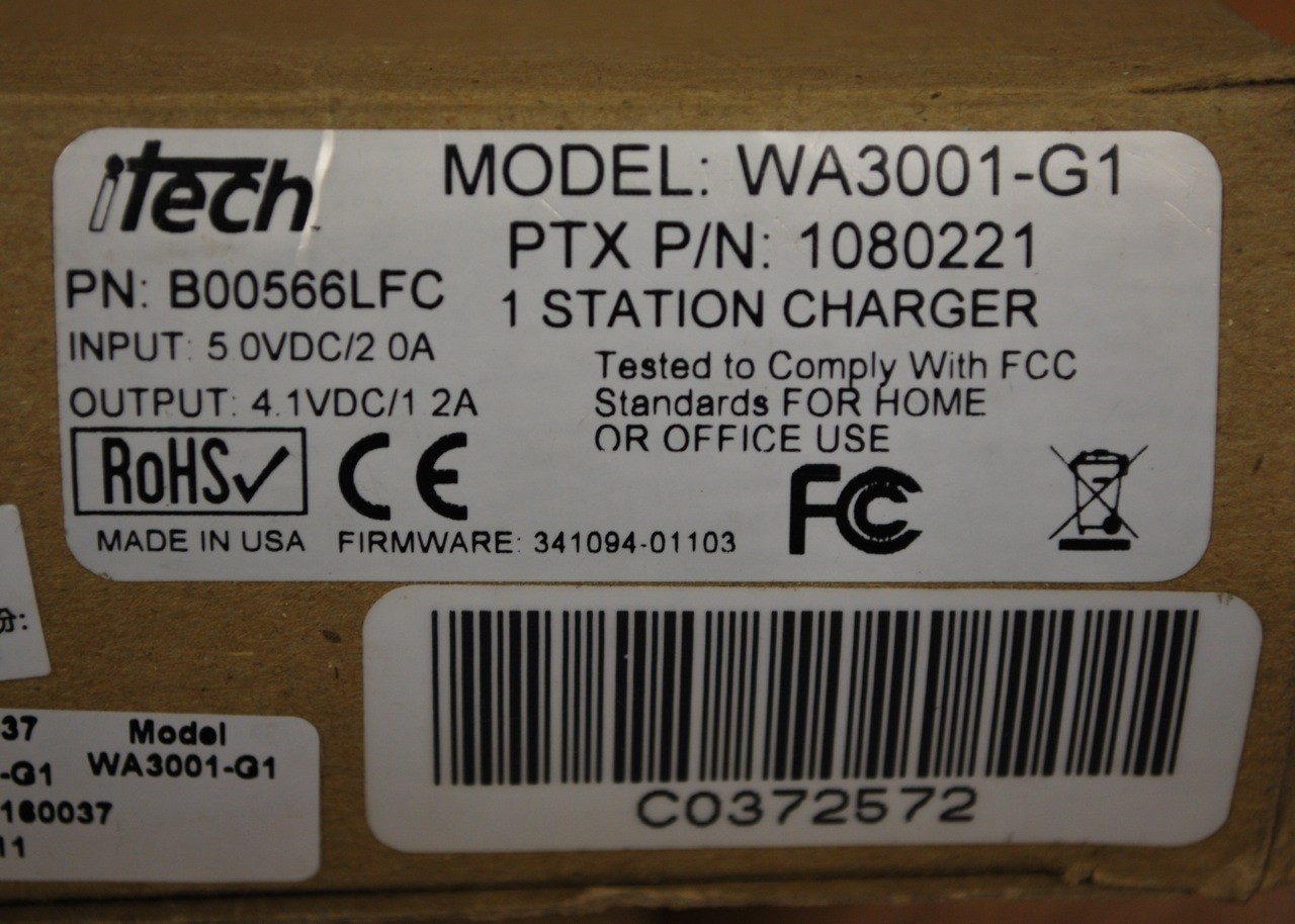 Psion Teklogix WA3001-G1 Single Station Charger - NEW